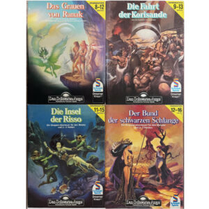 Vierbändige maritime Südmeer-Kampagne Lockruf des Südmeeres Gruppenabenteuer Das Schwarze Auge Regelversion DSA1 und DSA2 - Originalbände von Schmidt-Spiele