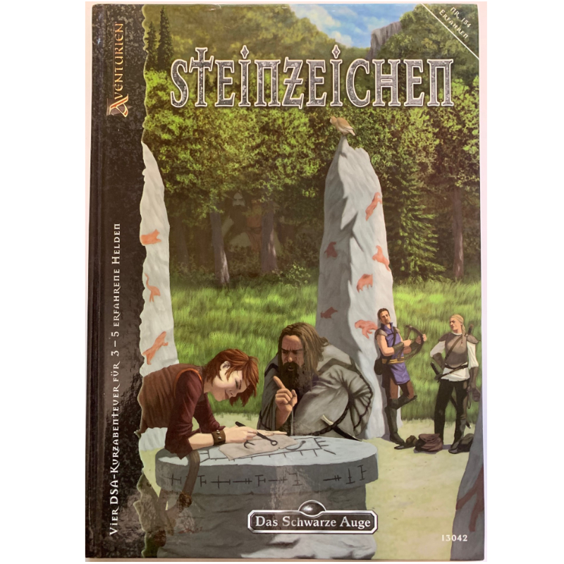 Steinzeichen Das Schwarze Auge DSA Abenteuer 154 Regelversion DSA4 Vier Gruppenabenteuer