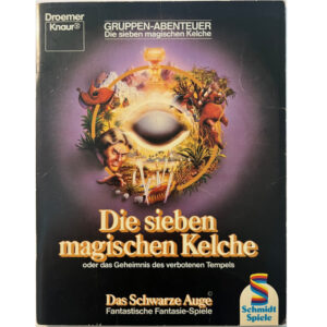 Die sieben magischen Kelche Abenteuer 004 DSA1 Gruppenabenteuer Das Schwarze Auge - Originalausgabe von 1984 - erste Auflage