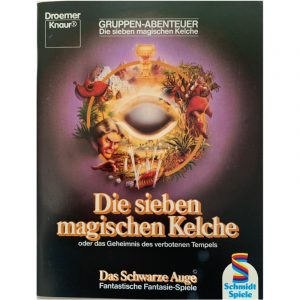 Die sieben magischen Kelche Abenteuer 004 DSA1 Gruppenabenteuer Das Schwarze Auge - Originalausgabe von 1984 - erste Auflage - Sammlerstück