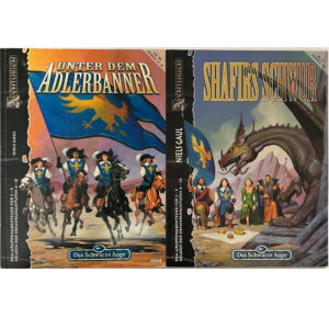 Unter dem Adlerbanner und Shafirs Schwur - Abenteuer 070 und 073 Das Schwarze Auge DSA3 - Rare FanPro-Version Gruppenabenteuer - Aarensteinkampagne