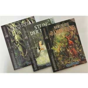 Simyala-Trilogie Abenteuer 098, 107, 108 - 3 DSA3 Gruppenabenteuer Namenlose Dämmerung, Stein der Mada und Der Basiliskenkönig Das Schwarze Auge - Stein der Mada OVP