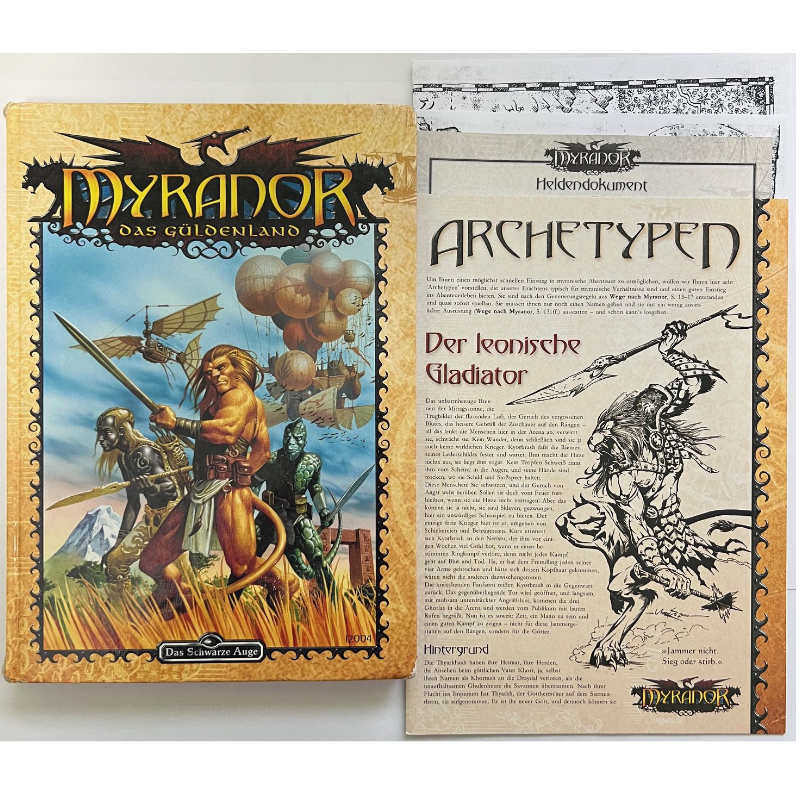 Myranor Das Güldenland - Hardcoverband Grundregelwerk und Regionalbeschreibung Das Schwarze Auge