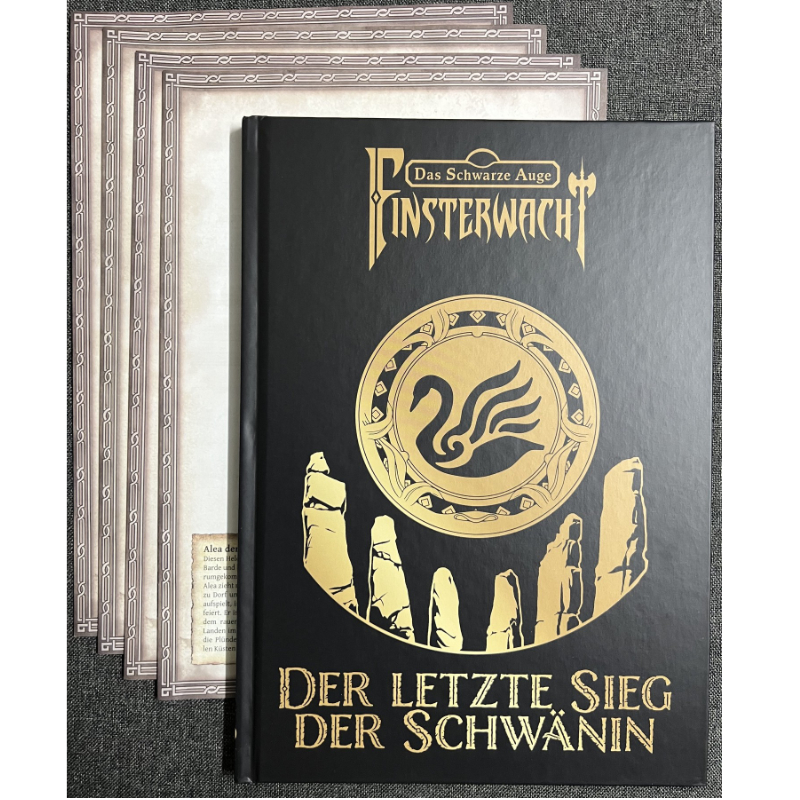 Saltatio Mortis - Finsterwacht limitierte Box - vergriffener Sammelschuber mit Abenteuer Das Schwarze Auge DSA5 – Bild 4