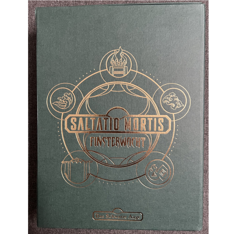 Saltatio Mortis - Finsterwacht limitierte Box - vergriffener Sammelschuber mit Abenteuer Das Schwarze Auge DSA5 – Bild 5