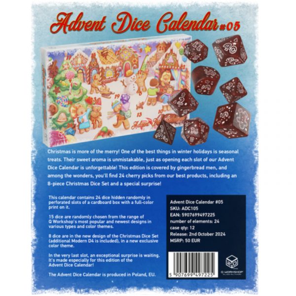 Advent Dice Calendar #05 - vergriffener Adventskalender 2024 Würfel für alle Rollenspieler – Bild 3