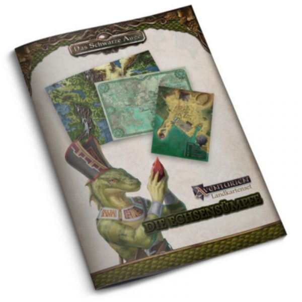 Die Echsensümpfe Landkartenset Aventurien - Spielhilfe Das Schwarze Auge Regelversion DSA5
