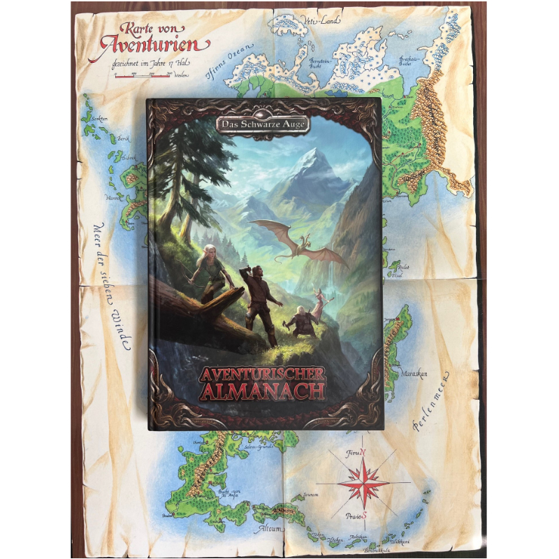 Aventurischer Almanach - Quellenband Das Schwarze Auge Regelversion DSA5 Hardcover - Erstauflage 2016