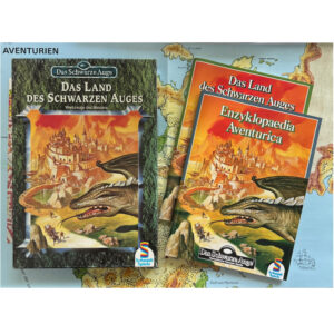 Das Land des Schwarzen Auges - Spielhilfe und Regionalmodul Regelversion DSA2 Das Schwarze Auge - Schmidt-Spiele Marmor-Look
