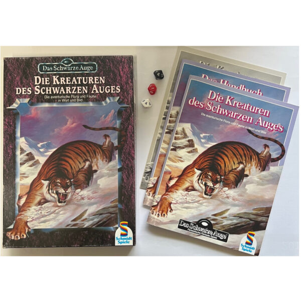 Die Kreaturen des Schwarzen Auges Das Schwarze Auge DSA - Box Spielhilfe Regelversion DSA2 im Marmor-Look