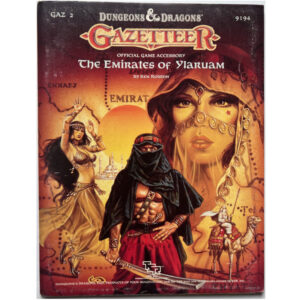 The Emirates of Ylaruam - Regionalmodel Gazetteer GAZ 2 - Dungeons & Dragons D&D von TSR - Original von 1987