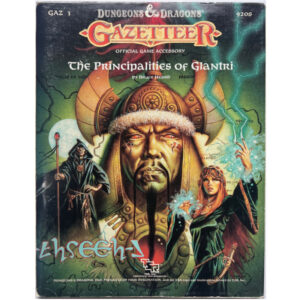 The Principalities of Glantri - Regionalmodel Gazetteer GAZ 3 - Dungeons & Dragons D&D von TSR - Original von 1987
