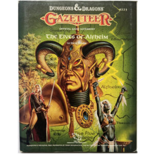 The Elves of Alfheim - Regionalmodel Gazetteer GAZ 5 - Dungeons & Dragons D&D von TSR - Original von 1988