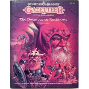 Dwarves of Rockhome - Regionalmodel Gazetteer GAZ 6 - Dungeons & Dragons D&D von TSR - Original von 1988
