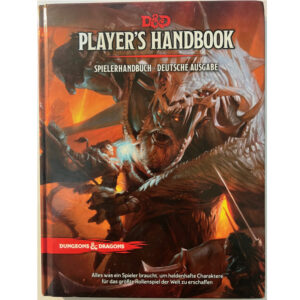Spielerhandbuch Dungeons & Dragons D&D Regelversion 5.0 - Regelwerk Auflage 2021 - deutsche Version