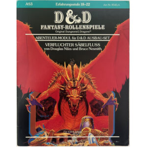 Verfluchter Säbelfluß - Abenteuer AS32 für Ausbau-Set Stufen 18 bis 22 - Dungeons & Dragons D&D von 1984