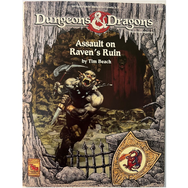 Assault on Raven's Ruin - Abenteuer Dungeons & Dragons D&D Entry Level Module von 1992
