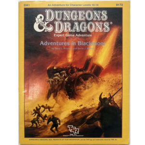 Adventures in Blackmoor - Abenteuer DA1 - Dungeons & Dragons D&D für Stufen 10 bis 14 in Blackmoor - Original von 1986