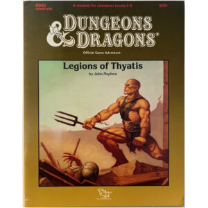 Legions of Thyatis - Abenteuer DDA2 Dungeons & Dragons D&D für Stufen 3 bis 4 von 1990