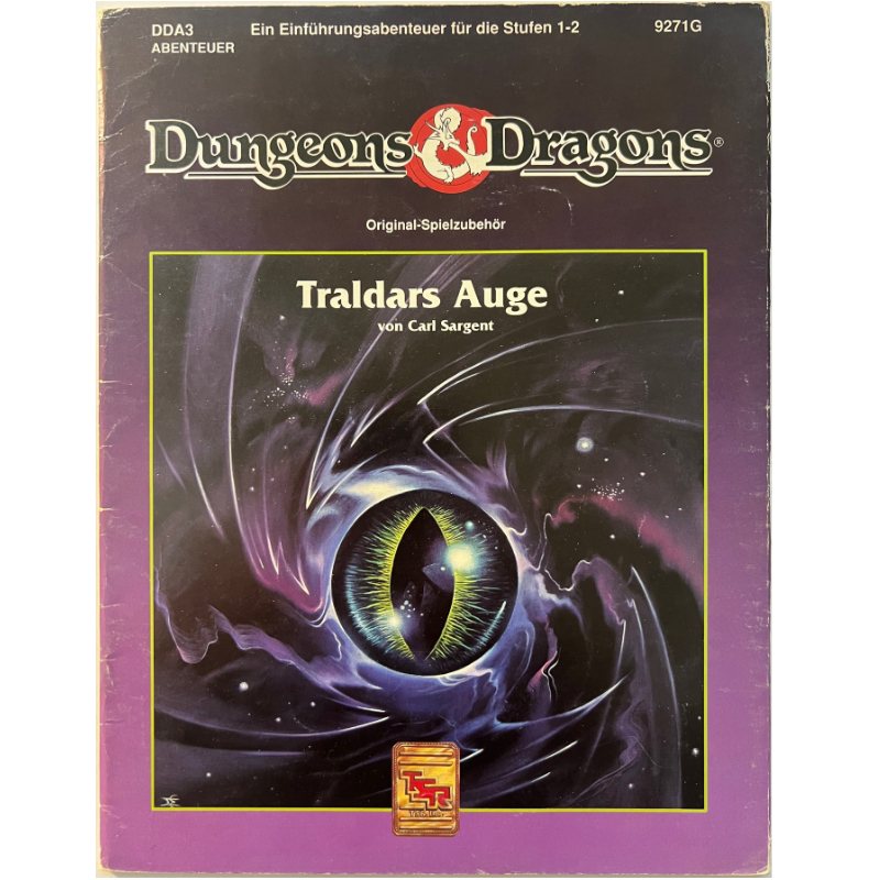 Traldars Auge - Abenteuer DDA3 Dungeons & Dragons D&D für Stufen 1 bis 2 von 1992
