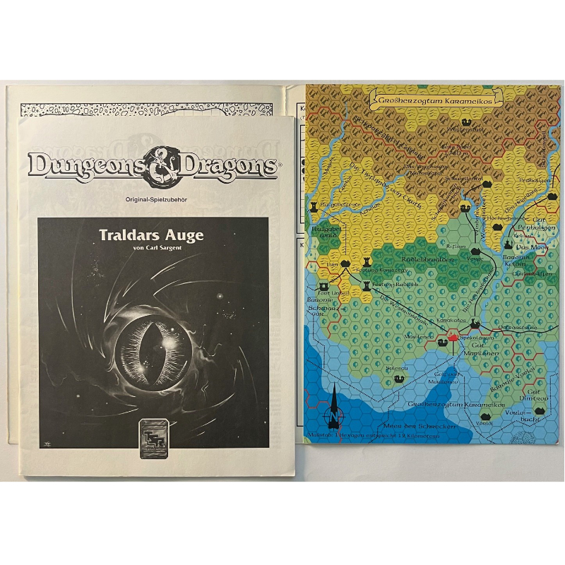 Traldars Auge - Abenteuer DDA3 Dungeons & Dragons D&D für Stufen 1 bis 2 von 1992