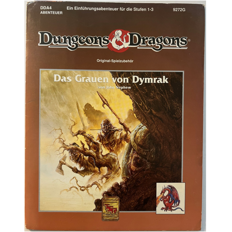 Das Grauen von Dymrak - Abenteuer DDA4 Dungeons & Dragons D&D für Stufen 1 bis 3 von 1992