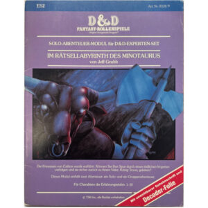 Im Rätsellabyrinth des Minotaurus - Solo- und Gruppenabenteuer ES2 - Dungeons & Dragons D&D für Stufen 1 bis 10 von 1983 mit Magic-Viewer-System