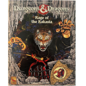 Rage of the Rakasta - Abenteuer Dungeons & Dragons D&D Entry Level Module von 1993