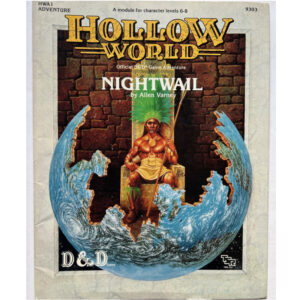 Hollow World - Nightwail HWA1 Abenteuer Dungeons & Dragons D&D von 1990