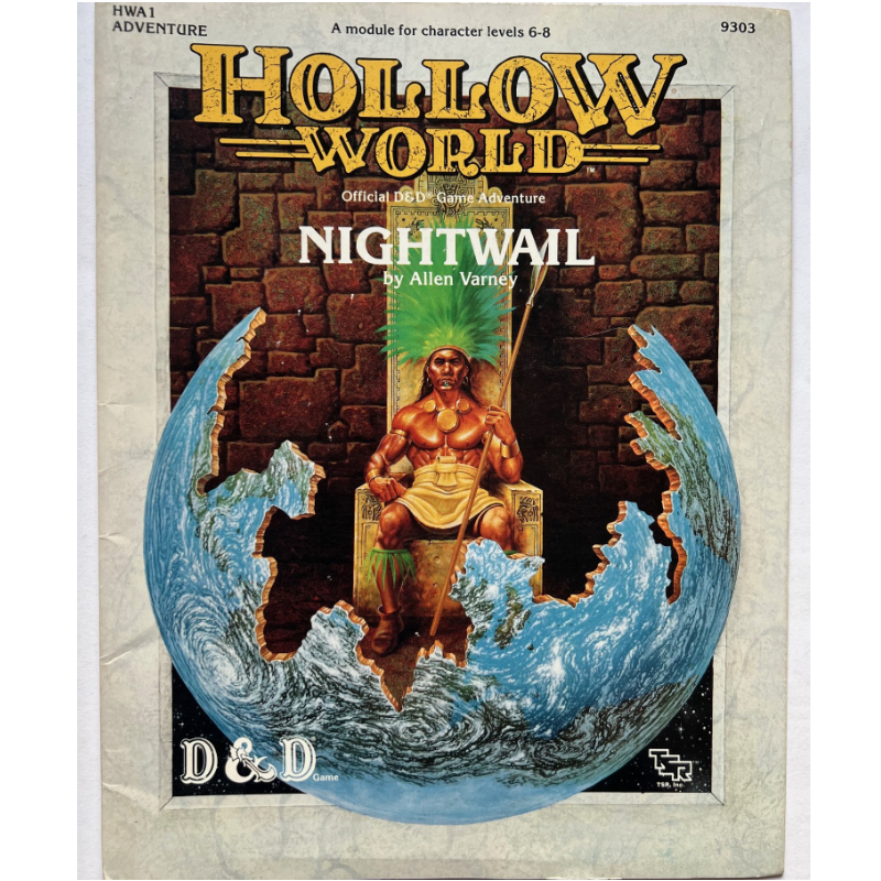 Hollow World - Nightwail HWA1 Abenteuer Dungeons & Dragons D&D von 1990
