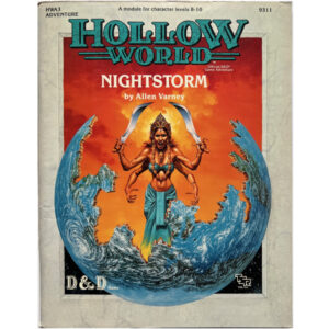 Hollow World - Nightstorm HWA3 Abenteuer Dungeons & Dragons D&D von 1991 - Part 3 in the Blood Brethren Trilogy