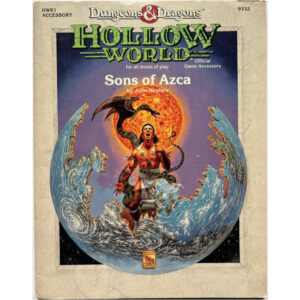Hollow World - Sons of Azca HWR1 Spielhilfe und Regionalbeschreibung Dungeons & Dragons D&D von 1991