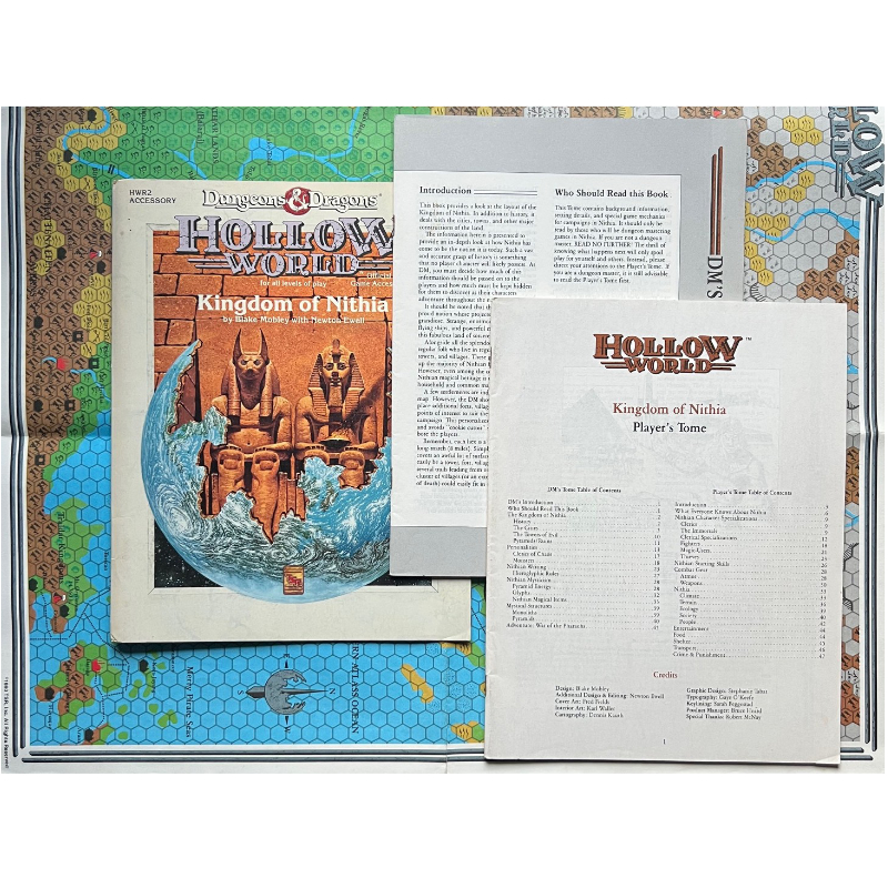 Hollow World - Kingdom of Nithia HWR2 Spielhilfe und Regionalbeschreibung Dungeons & Dragons D&D - Original von 1991 – Bild 2