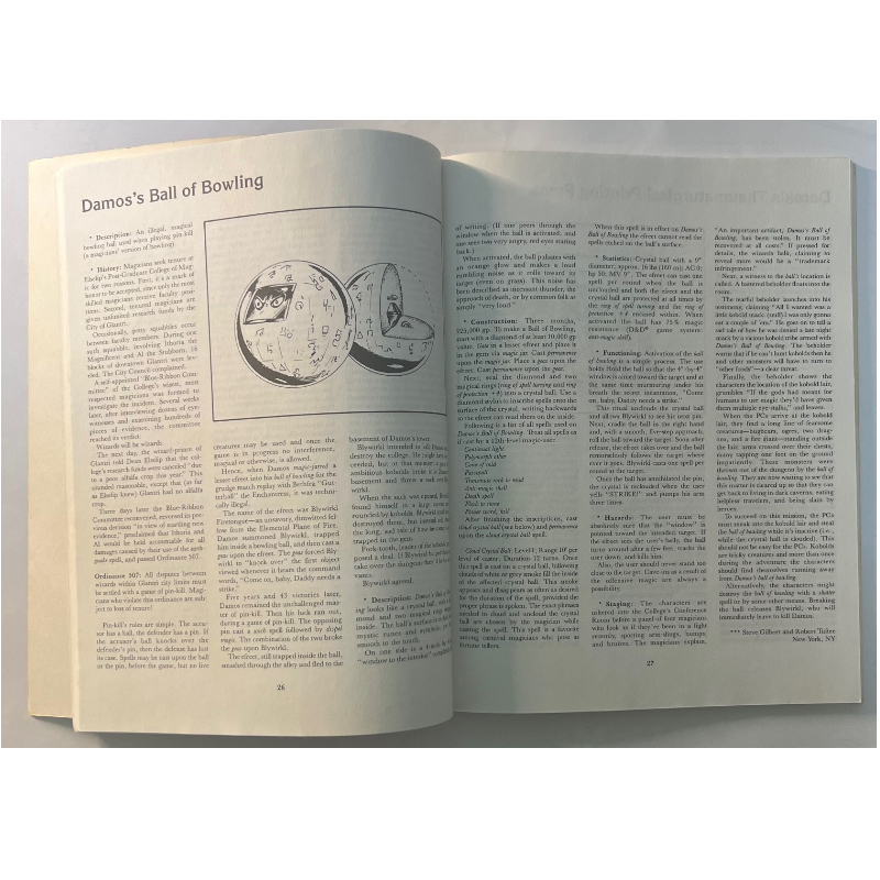 The Book of Wondrous Inventions - Spielhilfe AC11 Dungeons & Dragons D&D von TSR - Original von 1987 – Bild 2