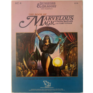 The Book of Marvelous Magic - Spielhilfe AC4 Dungeons & Dragons D&D von TSR von 1985