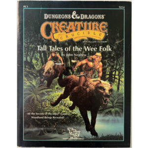 Creature Crucible Tall Tales of the Wee Folk PC1 - Spielhilfe Dungeons & Dragons D&D von TSR von 1989