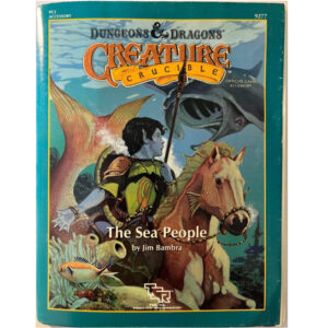 Creature Crucible The Sea People PC3 - Spielhilfe Dungeons & Dragons D&D von TSR von 1990
