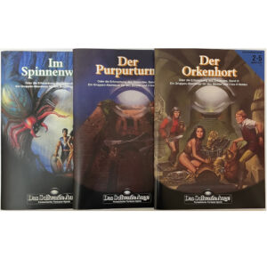 Im Spinnenwald - Der Purpurturm - Der Orkenhort - Komplette Orklandtrilogie Das Schwarze Auge DSA Abenteuer 015 bis 017 - Nachdrucke remastered