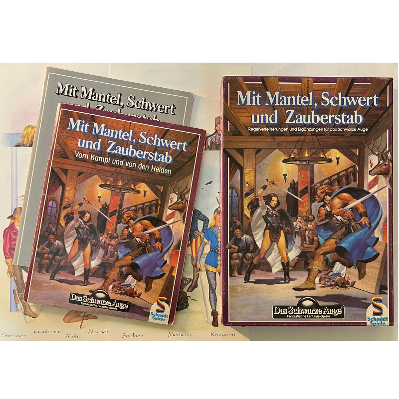 Mit Mantel, Schwert und Zauberstab - Regelwerk Das Schwarze Auge Regelversion DSA3 Regelverfeinerungen und Ergänzungen - Schmidt-Version