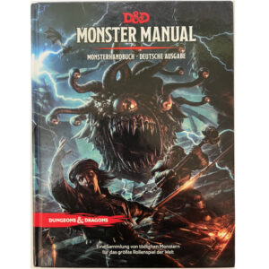 Monsterhandbuch Dungeons & Dragons D&D Regelversion 5.0 - Spielhilfe und Quellenband Erstauflage 2020 - deutsche Version