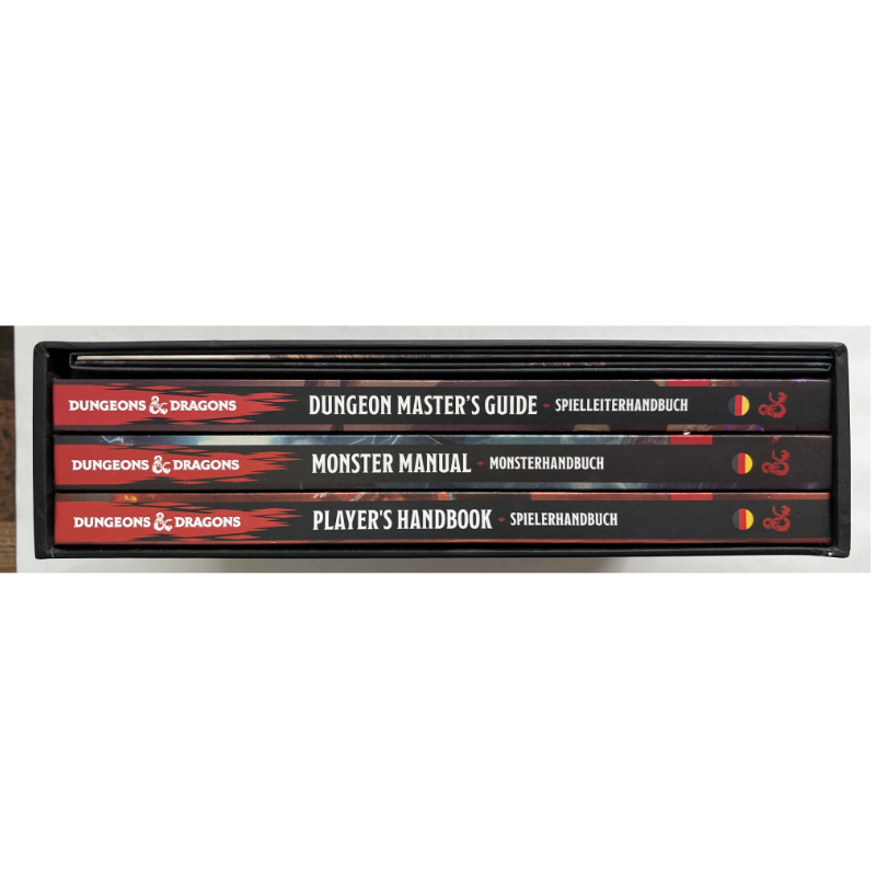 D&D RPG - Core Rulebook Gift Set - Regelset 3 Bände mit Sichtschirm in Schuber von 2021 - deutsche Version – Bild 3