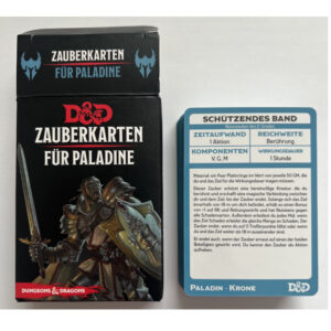 Zauberkarten für Paladine - Spielhilfe Dungeons & Dragons D&D Regelversion 5.0