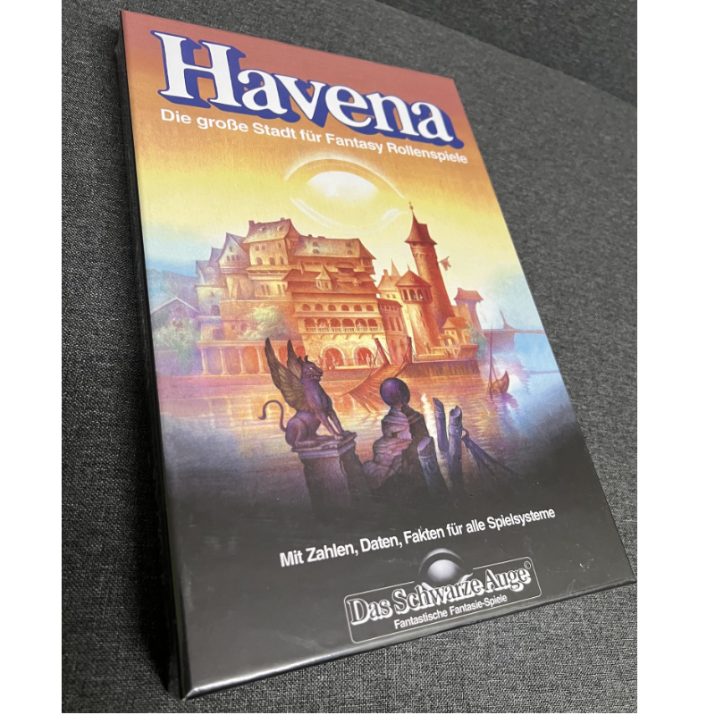 Havena - Die große Stadt für Fantasy Rollenspiele - Spielhilfe Das Schwarze Auge - Nachdruck Remastered von 2023